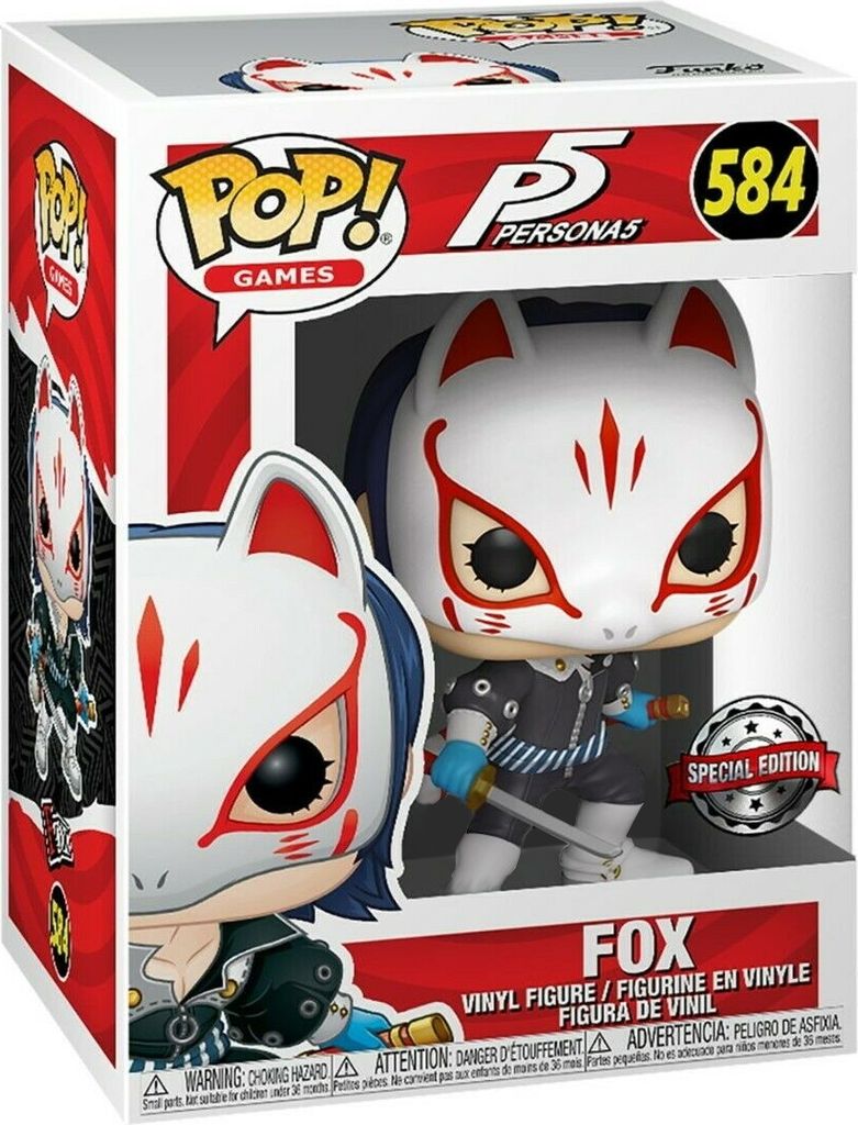 Persona 5 P5 - Fox 584 Special Edition - Funko Pop! - Vinyl Figur