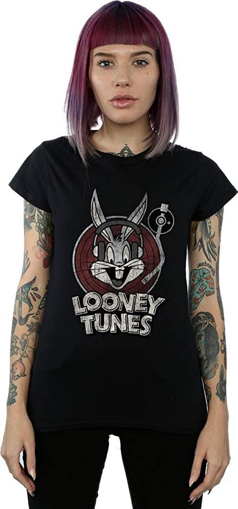 Looney Tunes - T-Shirt für Damen BI1230 (S) (Schwarz)