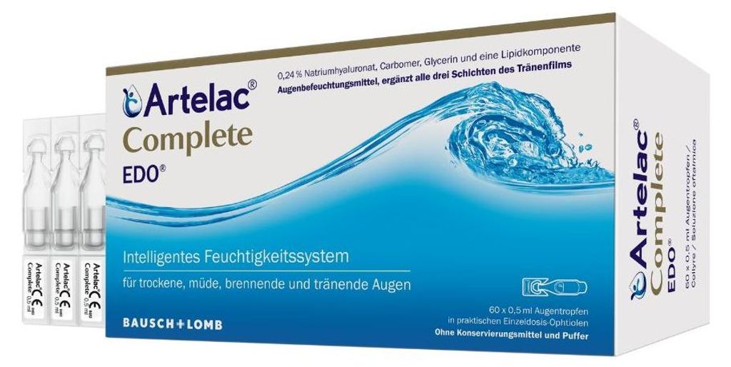 Artelac Complete Augentropfen EDO, 60 St. Produktbild 