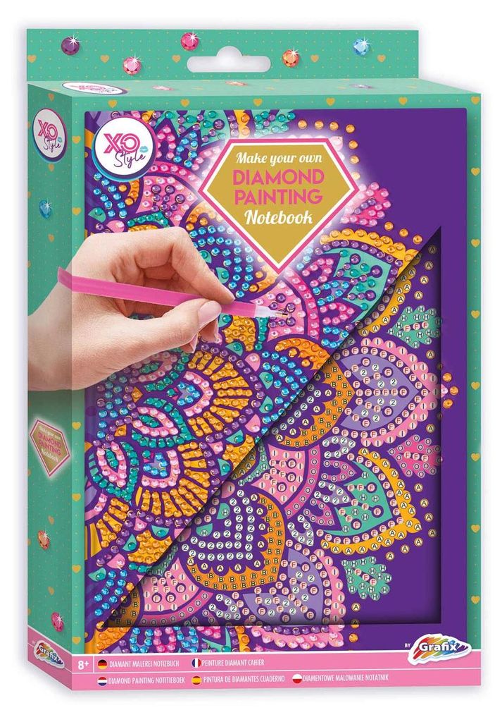 Gestalten Sie Ihr eigenes Diamond Painting Notebook Purple Produktbild 