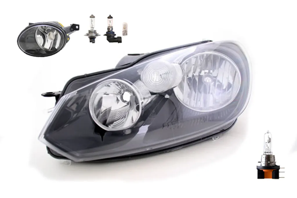 Faro Alogeno Johns VW Golf VI 5K1 08-13 H7 H15 L - Ricambio Qualità OE