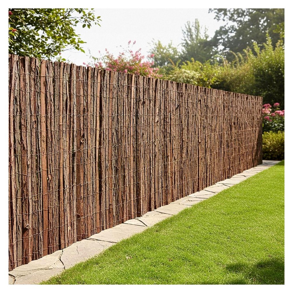 Rindenmatte Zamora Balkon Sichtschutz 150 x 500 cm Gartenzaun strapazierfähig wetterfest