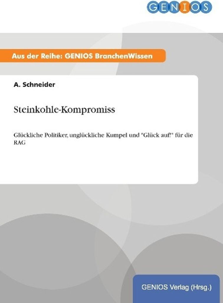 Steinkohle-Kompromiss