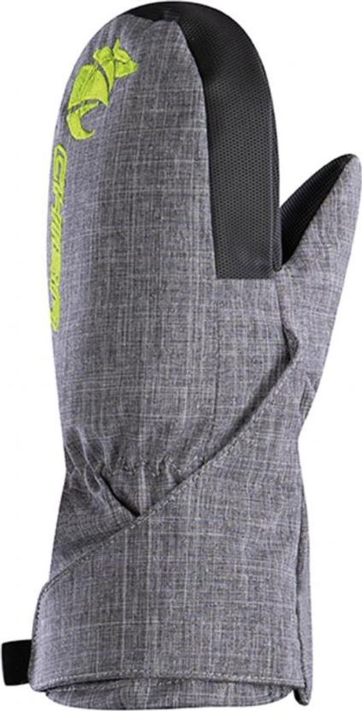 CHIBA Kids Basic Mitten - wasserdichte Kinder-Fahrradhandschuhe hellgrau, Gr. II