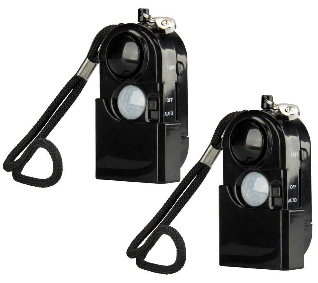 2x Personenalarm mit Bewegungsmelder + Licht 100dB Produktbild 