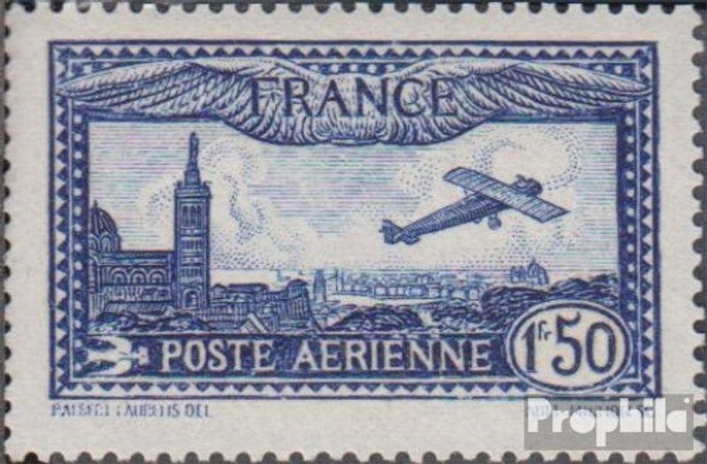 Briefmarken Frankreich 1930 Mi 255 (kompl.Ausg.) mit Falz Flugpost