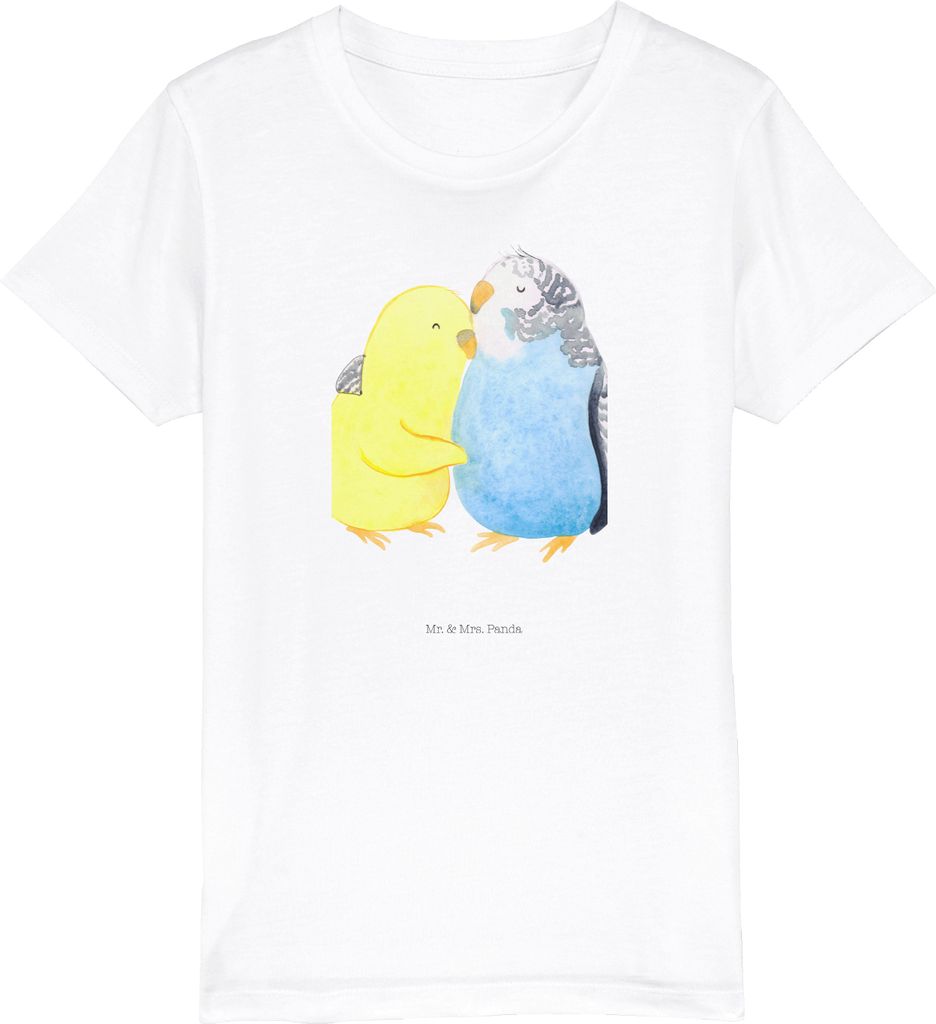 Mr. & Mrs. Panda Kleinkinder T-Shirt Wellensittich Liebe Produktbild 