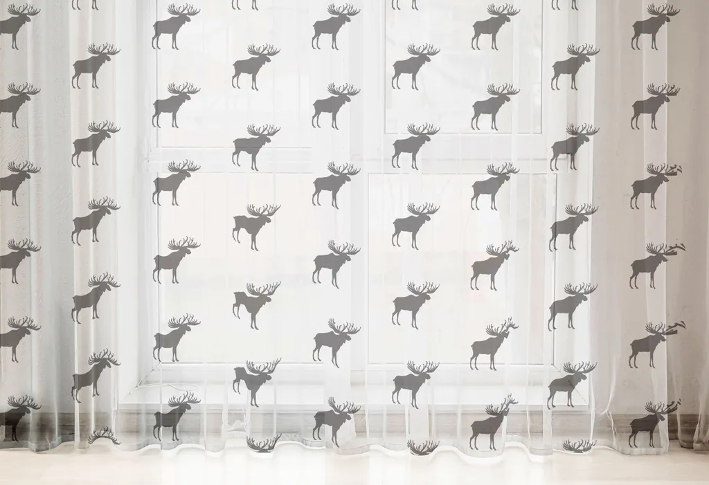 Arazzo ABAKUHAUS Animali Alce 240x274 - Arredo Parete Blu Grigio - 3