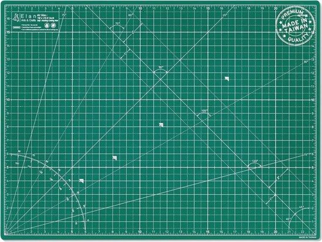Planche de découpe auto-cicatrisante A1 double face pour patchwork