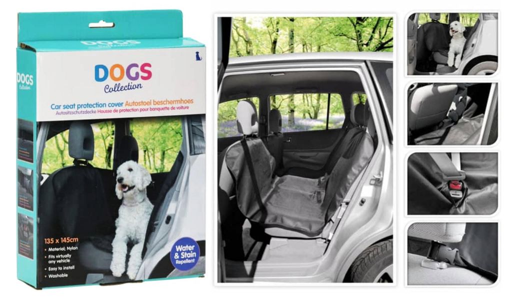 Copertura per auto per cani, dimensioni 135x145 cm Immagine del prodotto 