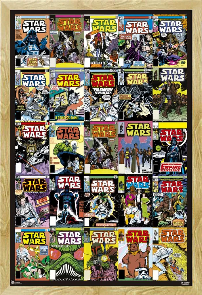 Offerta Star Wars Poster + Cornice Shinsuke Maxi MDF Faggio 61x91,5 cm