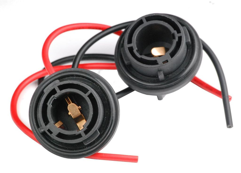 2x PY21W Fassung Sockel Reparatur Kabel BAU15s 1156 Pins Produktbild 