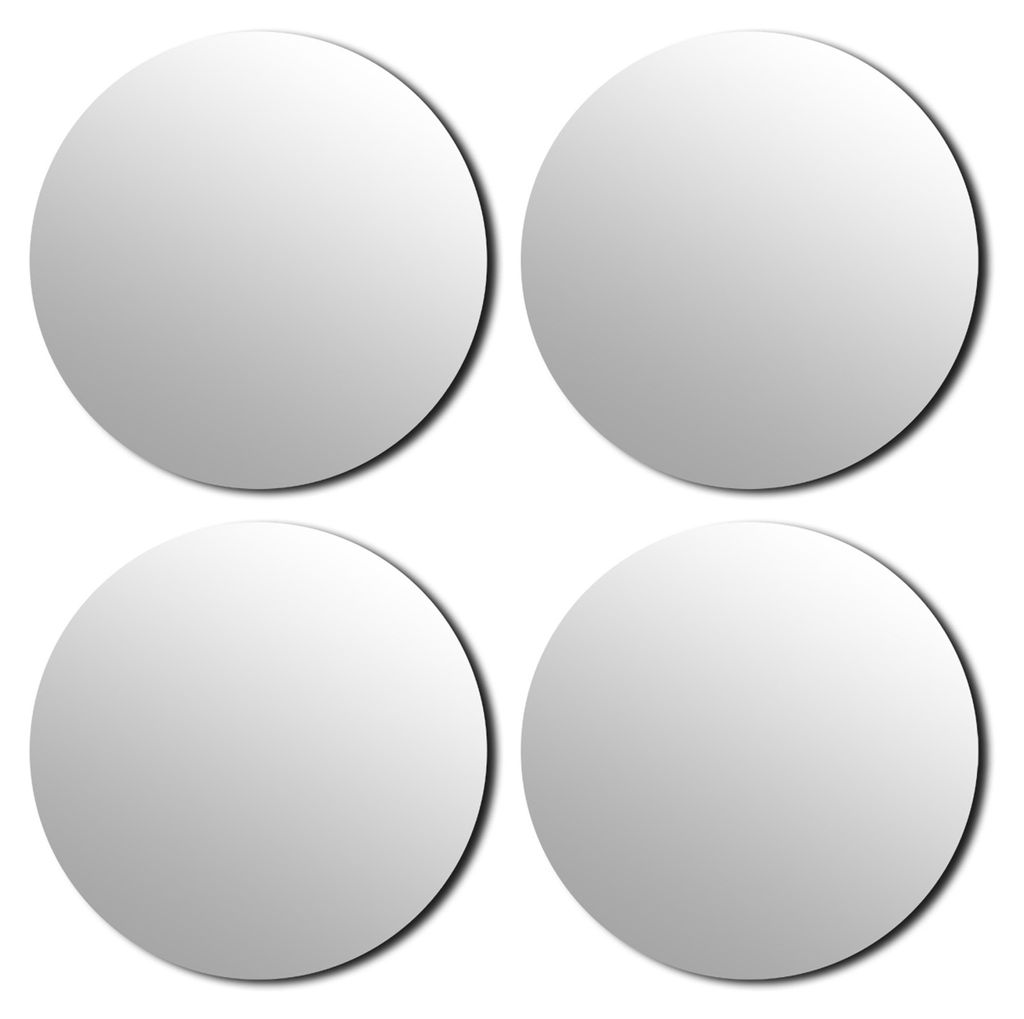 Tendance Klebespiegel - 4x - Glas - selbstklebend - D30 cm Produktbild 