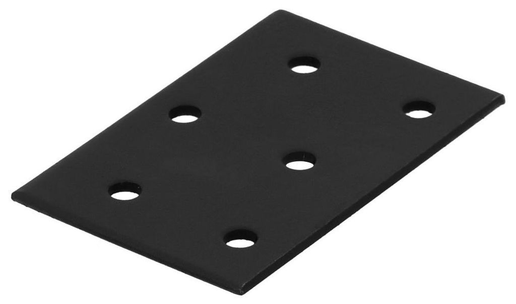Schwarz verzinkter T-förmiger Montagebügel aus Stahl, Magnodur 40x60, SUKI