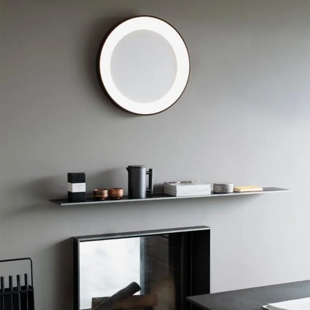 Luminaire Plafonnier LED Design Planet Noir 22W 3000K pour salon chic