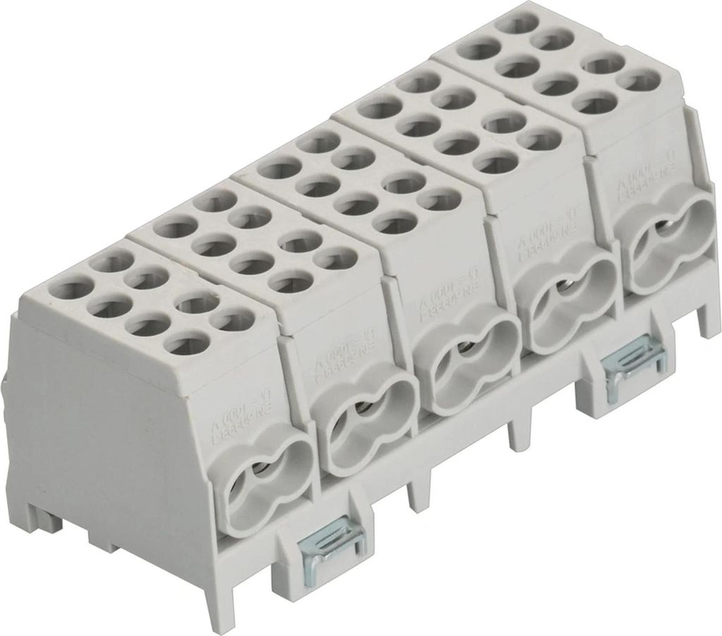 Pollmann Hauptleitungsabzweigklemme HLAK 25-5/10 gr-S grau Produktbild 