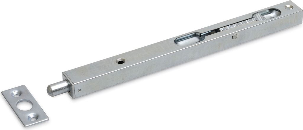 Bullone tubolare quadrato con leva 200 x 17 x 15 mm zincato Immagine del prodotto 