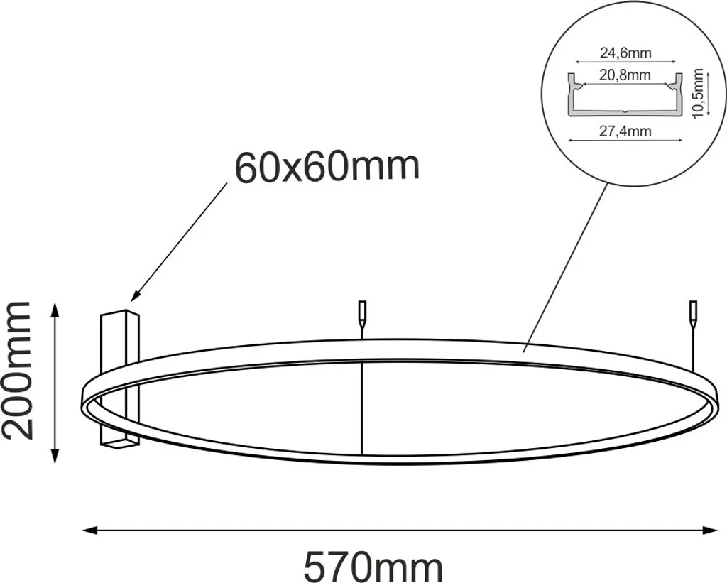 Plafonnier LED AGARI 35W 4682lm Shilo en aluminium doré mat 57x57cm
