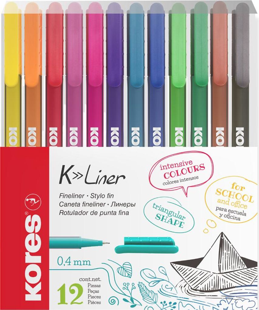 Kores FL28112 Kores fineliner "K-Liner", larghezza linea: Immagine del prodotto 