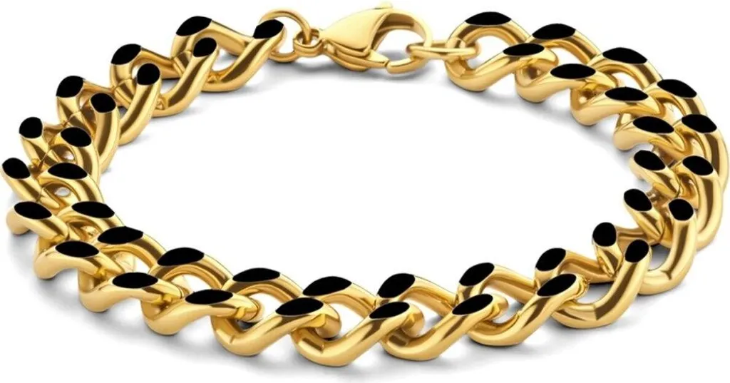 Analisi Qualità Bracciale CO88 8CB-90806 Oro: Acciaio e IP Gold