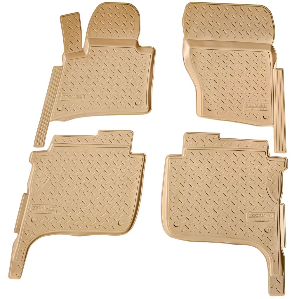 tappetini in gomma 3D per VW Touareg | Tipo 7P | 2010-2018 Immagine del prodotto 