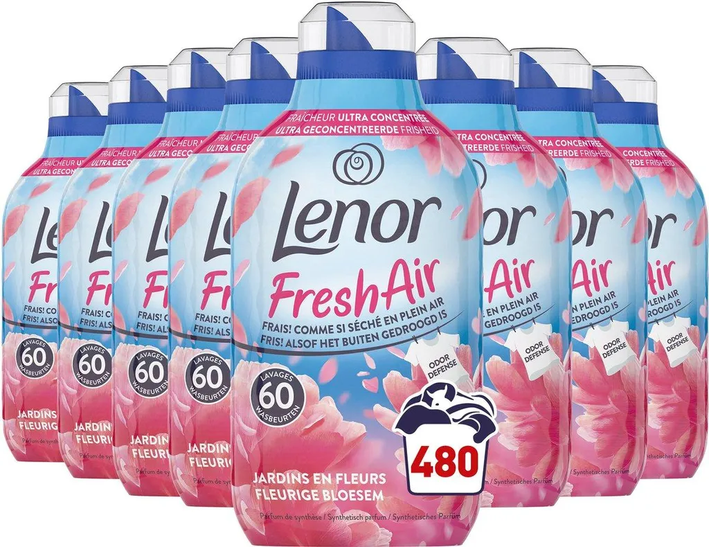 Adoucissant Lenor Fresh Air Floral : Solution Anti-Odeurs pour votre Linge