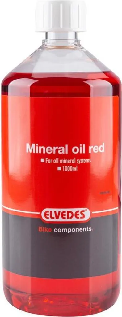Huile minérale rouge 1000ml haute viscosité pour freinage hydraulique