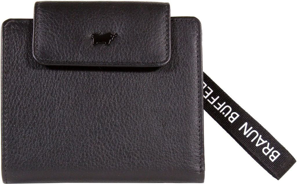 Braun Büffel Leder Geldbörse Capri Wallet 4CS Black schwarz Produktbild 