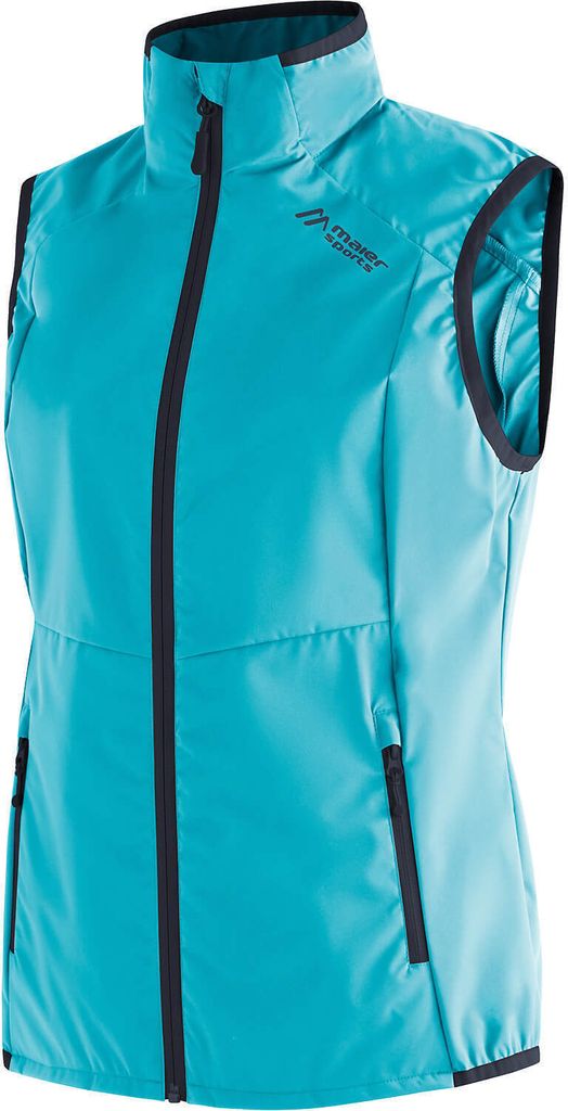 Maier Sports Brims Softshellweste Damen tealpop/nightsky 36