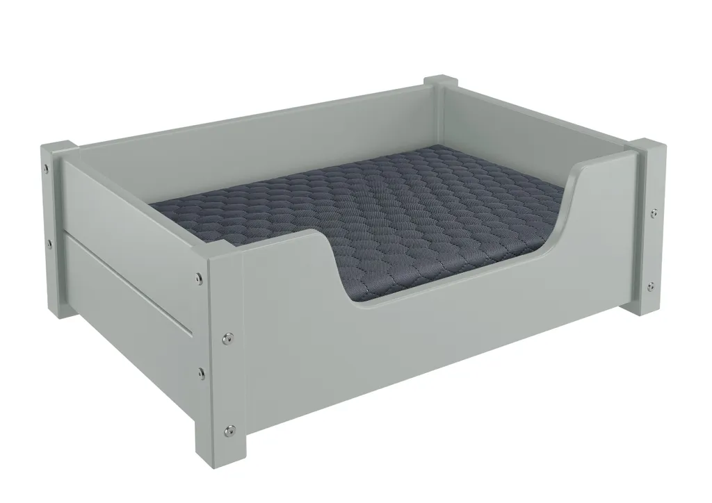 Accogliente letto per cani e gatti 60x40 pino grigio V-30.32-G-60x40