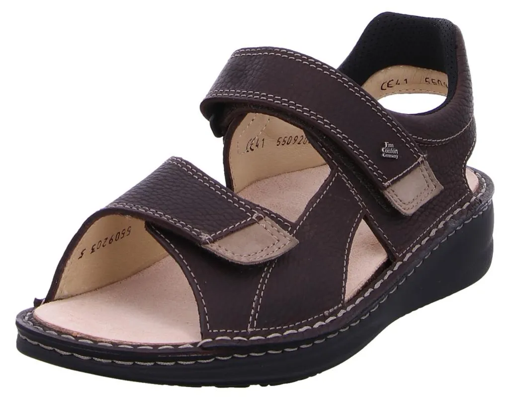 Finies les douleurs aux pieds avec les Finn Comfort Skiathos 41 Marron
