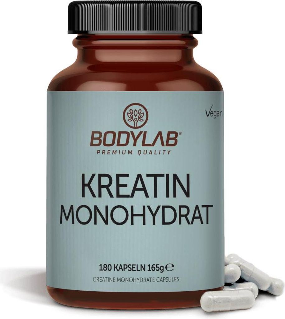 BODYLAB Kreatin Monohydrat - 180 Kapseln