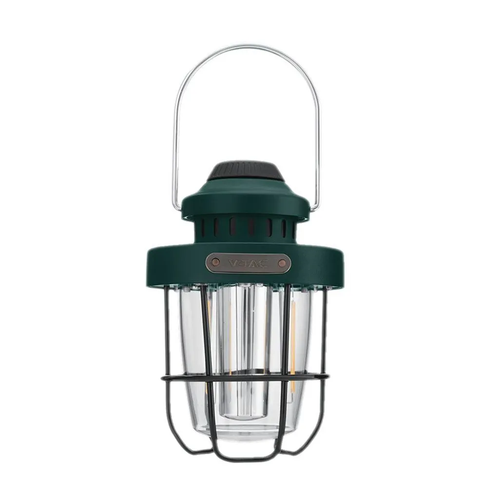 Lanterne de camping LED rechargeable USB-C étanche IP44 230lm V-TAC