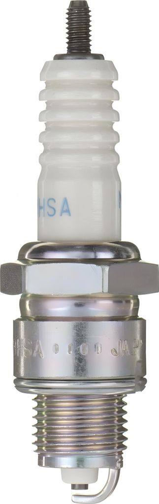 Zündkerzen Set NGK 4x BPR8HSA Zündkerze entstört, 12,7mm Kurzgewinde Ø 14,0mm Hex 20,8mm, Elektrodenabstand 0,75mm, Wärmewert 8, 7937