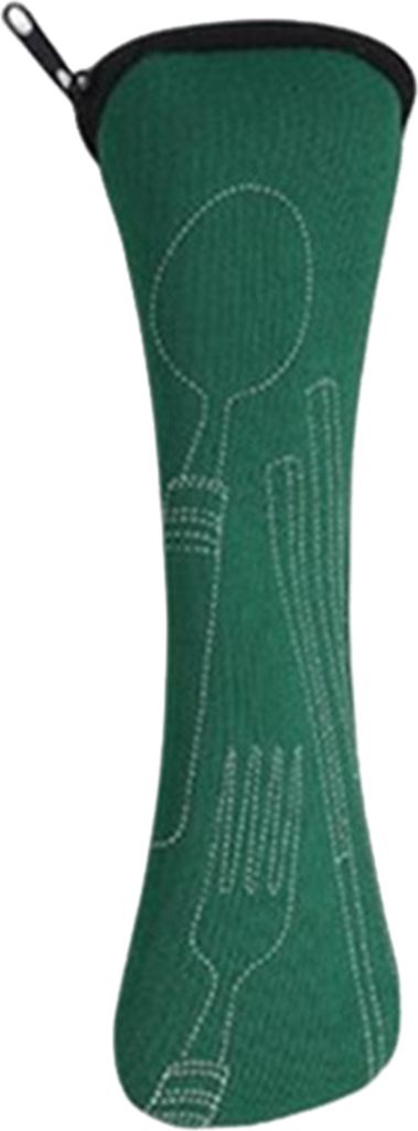 Besteck-Aufbewahrungstasche, Stofftaschen für Geschirr, Reißverschluss-Design, tragbar, waschbar, Aufbewahrungstasche für Gabel, Löffel, Essst...