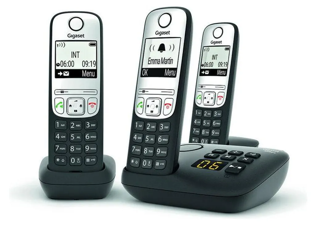 Prezzo Shock Gigaset A690A Trio: 3 Telefoni Cordless + Segreteria Nero