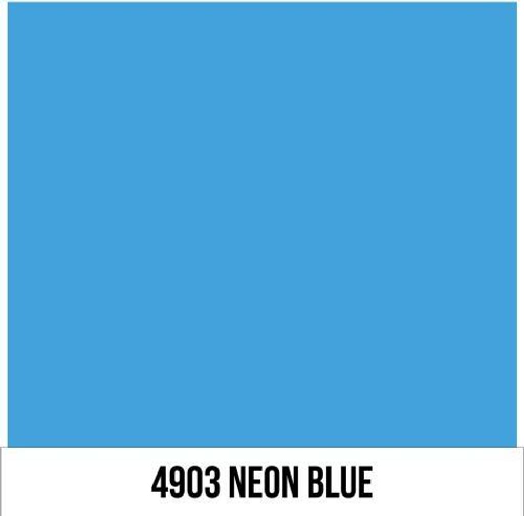 POLI-TAPE POLI-FLEX TURBO Flexfolie NEON, A4 - Farbe: 4903 neon blau