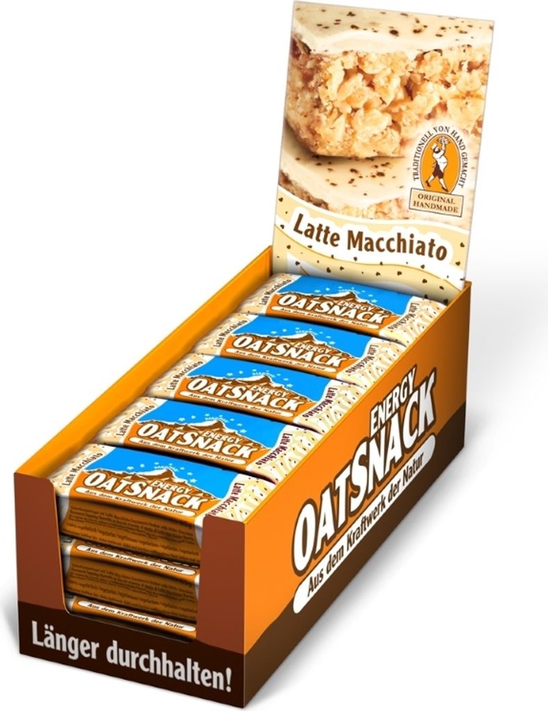 Davina Energy Oat Snack - 15 Riegel Latte Macchiato Produktbild 
