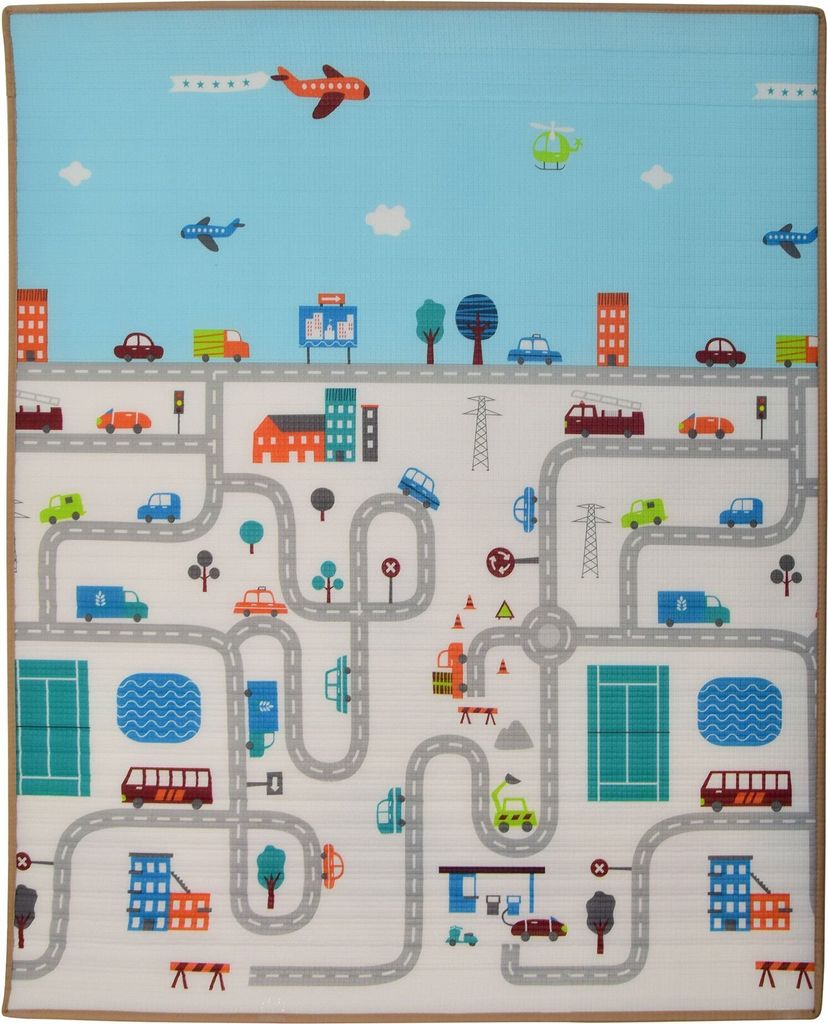 Tappeto didattico Humbi Foam double-face Streets Animals Immagine del prodotto 