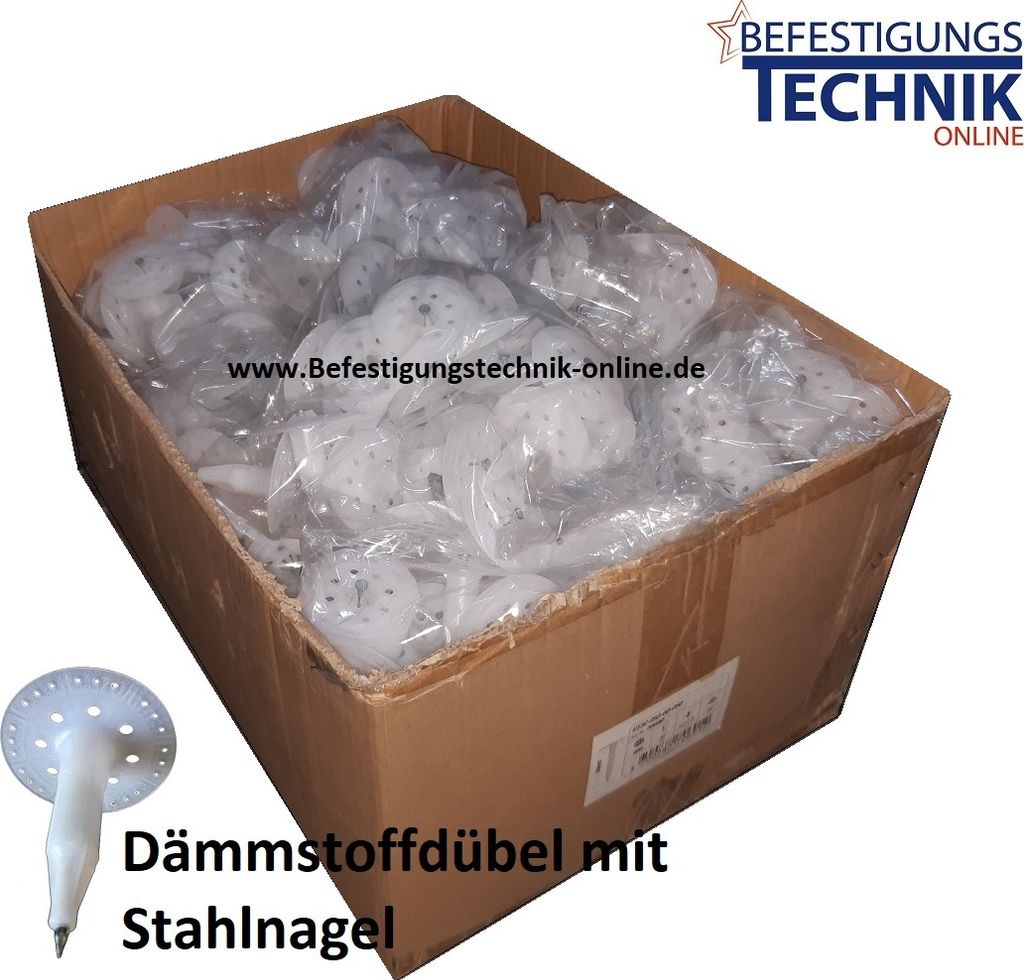 Dämmstoffdübel 50mm Dämmstoffbefestiger für Hilti DX 6-IE GX-IE Würth W-DSH BST MA-75 TGT IS200 I