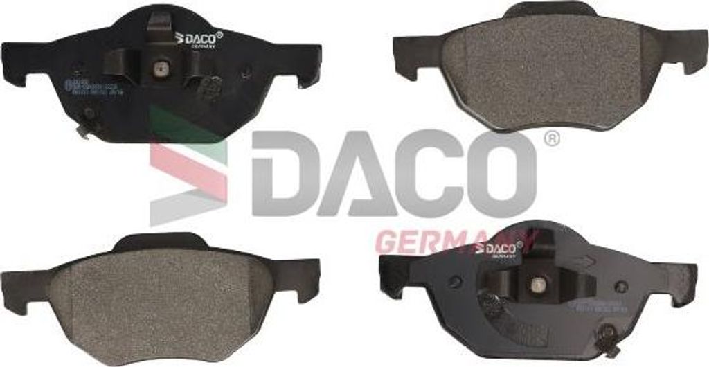 DACO Germany 321202 Bremsbelagsatz, Scheibenbremse OE 45022SEAE00 kompatibel mit Accord