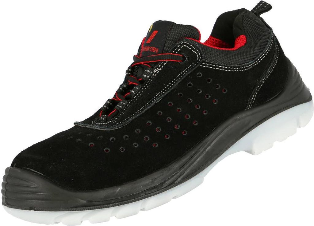 S1P Sicherheitshalbschuhe Nitras Easy Step P | Gr. 35 | Velourleder