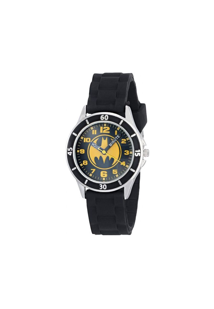 Disney Kinderuhr Time Teacher mit Batman-Logo, vereinfachter Zeitanzeige, 33 mm Durchmesser