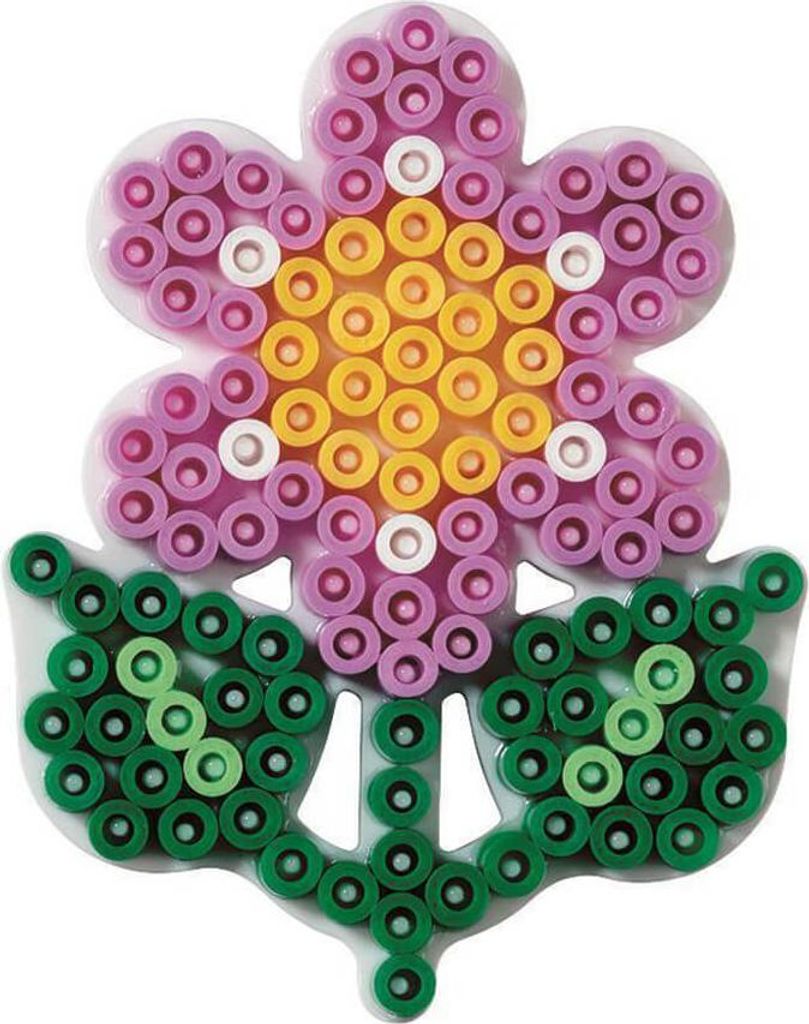 Hama 327 Hama Stiftplatte "kleine Blume", weiß Image du produit 