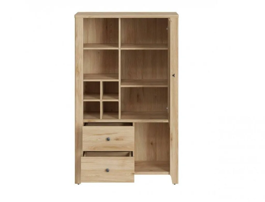 Buffet bas Cestino avec étagères ouvertes pour rangement séjour chic - 3