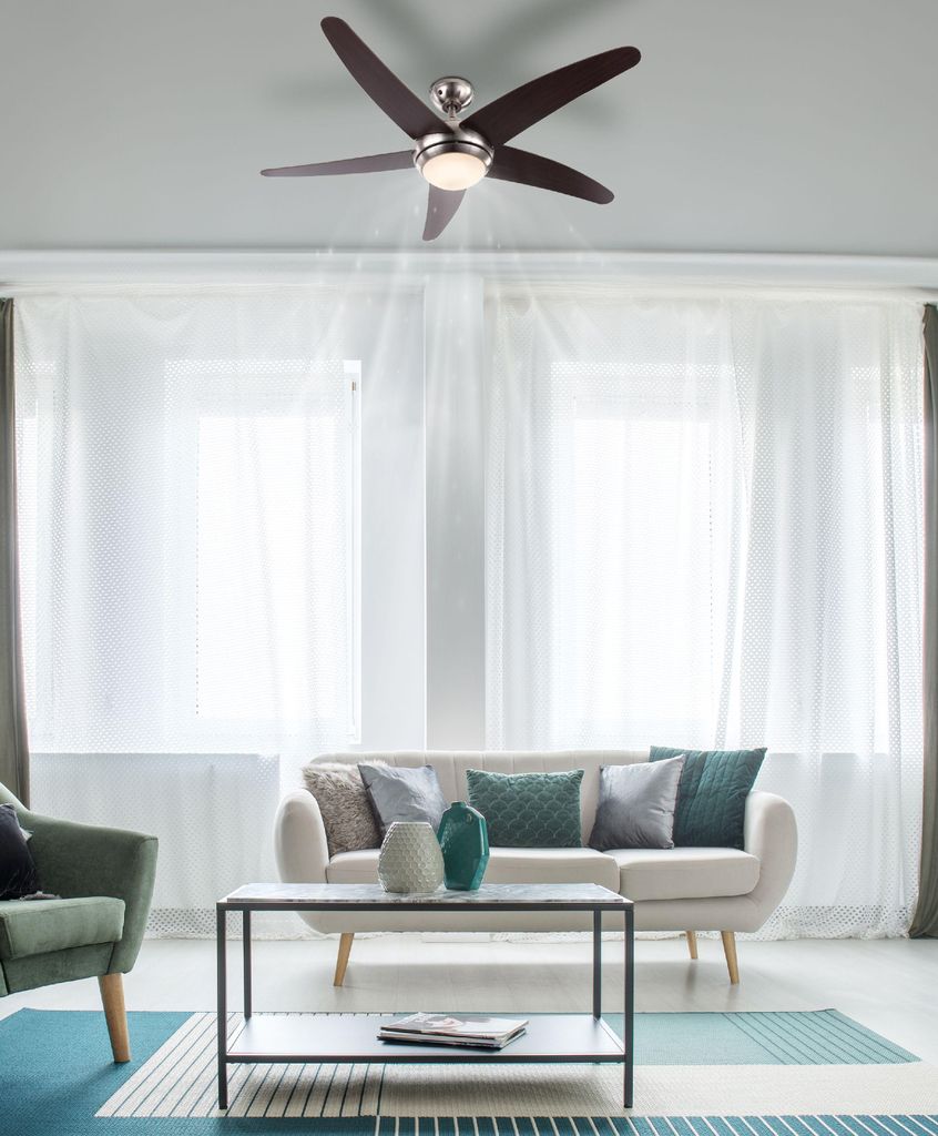 Ventilateur de plafond Fabiola avec éclairage | Leroy Merlin