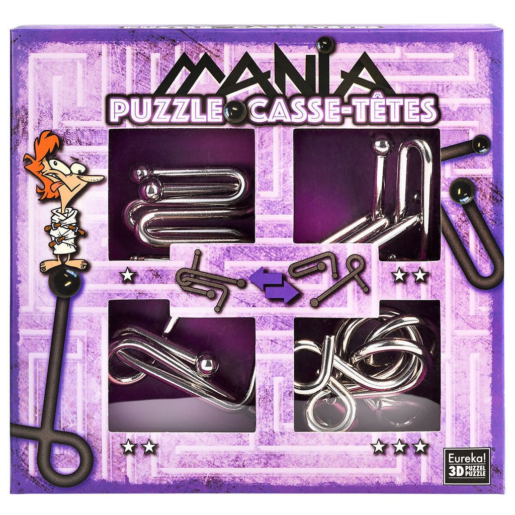 Eureka Puzzle Mania Casse-têtes - Lila (nur im Display 52473200 erhältlich)