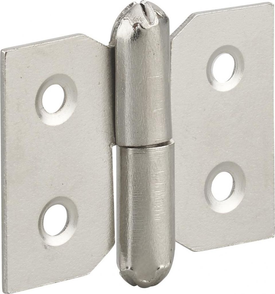 Paumelle de porte de meuble / porte légère, 30x40mm, acier, Image du produit 