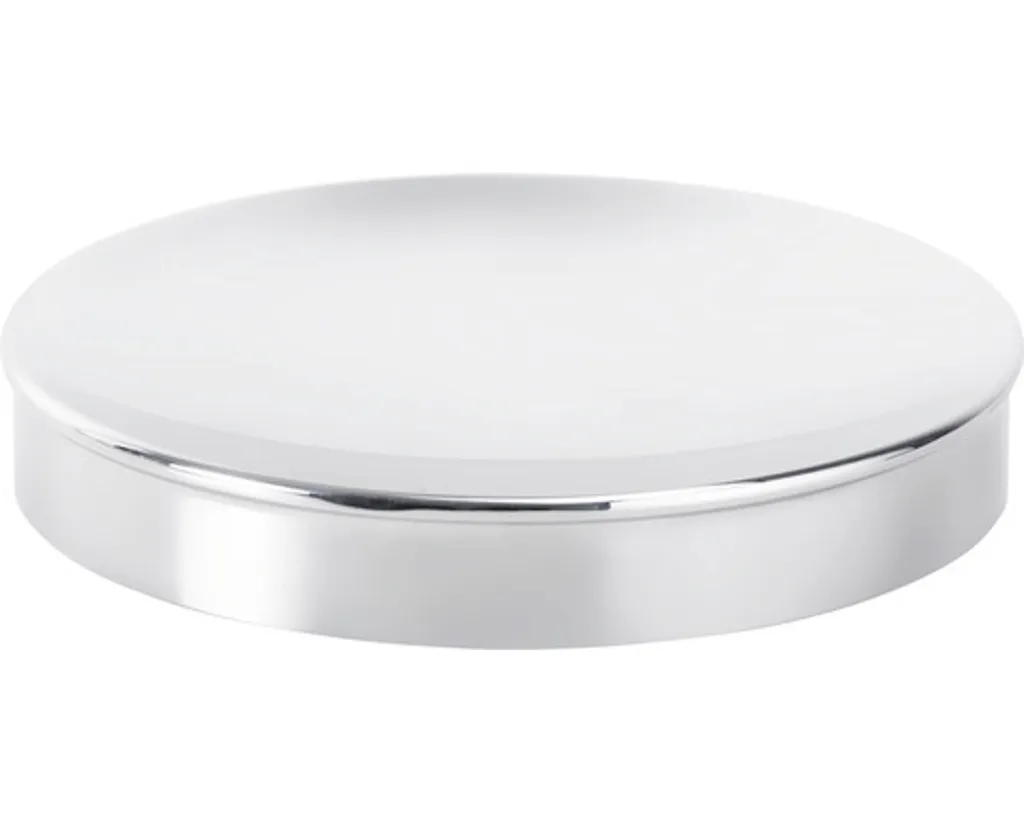 Porte-savon mural Bemeta gloss en verre dépoli et chrome pour lavabo