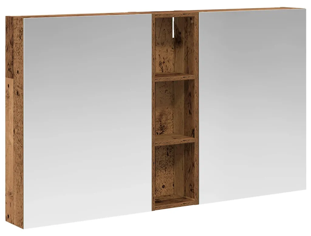 Ensemble de salle de bain vidaXL 3 pcs 120x14,5x70 cm aggloméré blanc